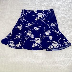 Blue Navy and white Skirt
